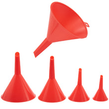 Laden Sie das Bild in den Galerie-Viewer, 4x Trichter Einfülltrichter Fülltrichter Trichtersatz Kunststofftrichter 4er Set