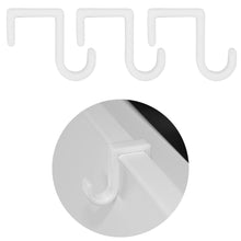 Laden Sie das Bild in den Galerie-Viewer, Türhaken Türklemme Türklammer Türclip Türhaken Tür Kleiderhaken Universal Weiß