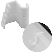 Laden Sie das Bild in den Galerie-Viewer, Türhaken Türklemme Türklammer Türclip Türhaken Tür Kleiderhaken Universal Weiß