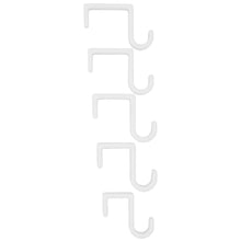 Laden Sie das Bild in den Galerie-Viewer, Fensterhaken Fensterklemme Fensterklammer Fensterclip Fensterdeko Universal Weiß