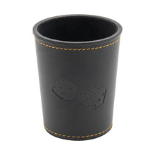 Laden Sie das Bild in den Galerie-Viewer, Würfelbecher Knobelbecher Lederwürfelbecher Kunstleder Spiel Würfel Set