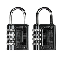 Laden Sie das Bild in den Galerie-Viewer, Zahlenschloss Vorhängeschloss Zahlenkombination Zahlenkombinationsschloss 4 Code
