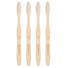 Laden Sie das Bild in den Galerie-Viewer, Zahnbürste Zahnputzbürste Bambus Medium Bambusgriff Recycelbar Zähne Bürste