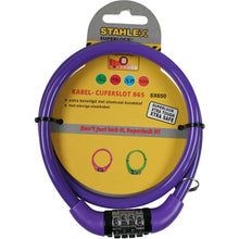 Laden Sie das Bild in den Galerie-Viewer, Fahrradschloss Zahlenschloss Kabelschloss 70 cm