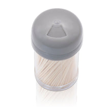 Laden Sie das Bild in den Galerie-Viewer, 900x Zahnstocher Zahnhölzer Zahnpflege Zahnstick Spieß Holz Cocktail Käse Spenderbox