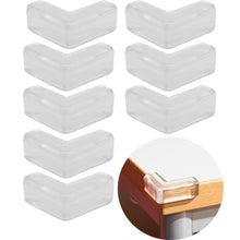 Laden Sie das Bild in den Galerie-Viewer, 8x Kantenschutz Eckenschutz Tisch Möbel Kinder Baby Schutz Ecken Kanten Gummi Set