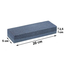 Laden Sie das Bild in den Galerie-Viewer, Wetzstein Schleifstein Abziehstein Schärfstein Messer doppelseitig 200 mm