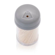 Laden Sie das Bild in den Galerie-Viewer, 900x Zahnstocher Zahnhölzer Zahnpflege Zahnstick Spieß Holz Cocktail Käse Spenderbox