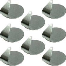 Laden Sie das Bild in den Galerie-Viewer, Kleiderhaken 8er Set Edelstahl Selbstklebend Rund Garderobenhaken Wandhaken