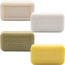 Laden Sie das Bild in den Galerie-Viewer, Kernseife Haushaltsseife Handseife Handwaschseife Seife Natur Zitrone Olivenöl Sensitiv