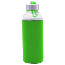 Laden Sie das Bild in den Galerie-Viewer, Trinkflasche Glasflasche Wasserflasche Neoprenhülle Teeflasche Sportflasche Getränk Flasche