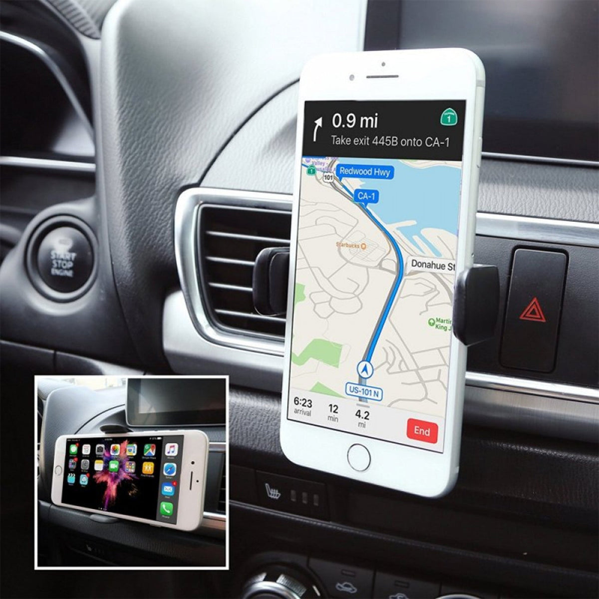 Handyhalterung Auto Lüftungsgitter Universal Smartphone Halter
