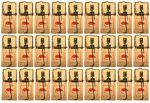 Laden Sie das Bild in den Galerie-Viewer, Mausefallen Holz Mausefalle Set Falle Schlagfalle Tierfalle Maus fangen Mäuse Set