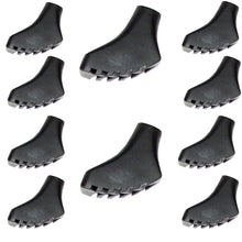 Laden Sie das Bild in den Galerie-Viewer, 10x Nordic Walking Gummipads Pads Puffer Gummi Gummipuffer Extra Grip schwarz