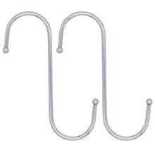 Laden Sie das Bild in den Galerie-Viewer, Metallhaken S Haken Groß Klein Küchenhaken Fleischerhaken Gardrobenhaken Werkstatthaken