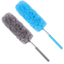 Laden Sie das Bild in den Galerie-Viewer, Teleskop Staubwedel Staubwischer Staubfänger 33cm-81cm ausziehbar Grau oder Blau