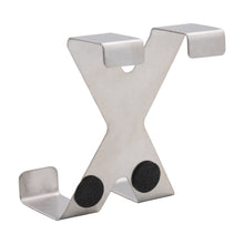 Laden Sie das Bild in den Galerie-Viewer, 2x Türhaken Türgarderobe Kleiderhaken Bad Tür Universal Edelstahl Haken Set