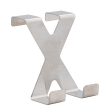 Laden Sie das Bild in den Galerie-Viewer, 2x Türhaken Türgarderobe Kleiderhaken Bad Tür Universal Edelstahl Haken Set