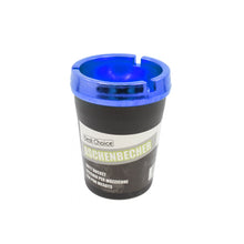 Laden Sie das Bild in den Galerie-Viewer, Aschenbecher 3 Stück Windaschenbecher Ascher für Balkon Auto in Silber, Blau & Gold