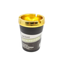 Laden Sie das Bild in den Galerie-Viewer, Aschenbecher 3 Stück Windaschenbecher Ascher für Balkon Auto in Silber, Blau & Gold