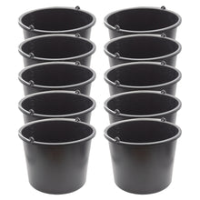 Laden Sie das Bild in den Galerie-Viewer, Eimer Baueimer Haushaltseimer Wassereimer Kunststoffeimer Universal 12l