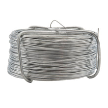 Laden Sie das Bild in den Galerie-Viewer, 80m Bindedraht Blumendraht Basteldraht Wickeldraht Gartendraht Silber 0,6mm Set