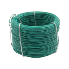 Laden Sie das Bild in den Galerie-Viewer, 100m Bindedraht Blumendraht Basteldraht Wickeldraht Gartendraht Grün 0,7mm Set