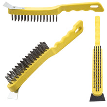 Laden Sie das Bild in den Galerie-Viewer, Grillbürste Drahtbürste Grilldrahtbürste Grillreiniger Stahlbürste Schaber Grill
