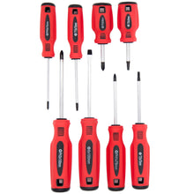 Laden Sie das Bild in den Galerie-Viewer, Schraubendreher Schraubenzieher Werkzeug magnetisch Schlitz Kreuz Torx Set 8tlg