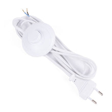 Laden Sie das Bild in den Galerie-Viewer, Kabel Stromkabel Verlängerungskabel offenes Kabelende Schalter Schuko Euro Weiß
