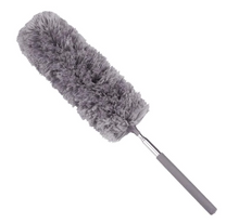 Laden Sie das Bild in den Galerie-Viewer, Teleskop Staubwedel Staubwischer Staubfänger 33cm-81cm ausziehbar Grau oder Blau