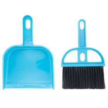 Laden Sie das Bild in den Galerie-Viewer, Kehrset Kehrgarnitur Kehrschaufel Kehrbesen Kehrblech Handfeger Tisch Besen Mini