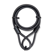 Laden Sie das Bild in den Galerie-Viewer, Stahlseil Drahtseil 1,5m-5m ummantelt Schlaufenseil Schlaufen Ösen Diebstahl Sicherung