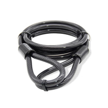 Laden Sie das Bild in den Galerie-Viewer, Stahlseil Drahtseil 1,5m-5m ummantelt Schlaufenseil Schlaufen Ösen Diebstahl Sicherung