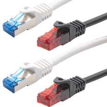 Laden Sie das Bild in den Galerie-Viewer, Netzwerkkabel CAT 7 Patchkabel 5e LAN Internet Ethernet Netzwerk Kabel 0,15m - 50m