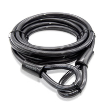 Laden Sie das Bild in den Galerie-Viewer, Stahlseil Drahtseil 1,5m-5m ummantelt Schlaufenseil Schlaufen Ösen Diebstahl Sicherung
