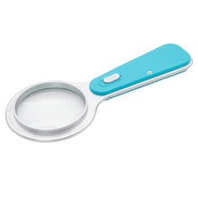 Laden Sie das Bild in den Galerie-Viewer, LED Handlupe Lesehilfe Vergrößerungsglas Leselupe Sehhilfe Taschenlupe Lupe 5x