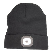 Laden Sie das Bild in den Galerie-Viewer, Mütze LED Beanie Wintermütze Stirnlampe Sportmütze Freizeitmütze Damen Herren Licht LED