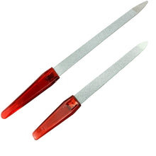Laden Sie das Bild in den Galerie-Viewer, 2x Nagelfeile Feile Nägel Maniküre Pediküre Nagelpflege Feilen 17cm & 13cm