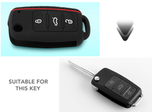 Laden Sie das Bild in den Galerie-Viewer, Schlüsselhülle für ältere VW, Skoda, Seat Modelle