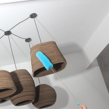 Laden Sie das Bild in den Galerie-Viewer, Teleskop Staubwedel Staubwischer Staubfänger 33cm-81cm ausziehbar Grau oder Blau