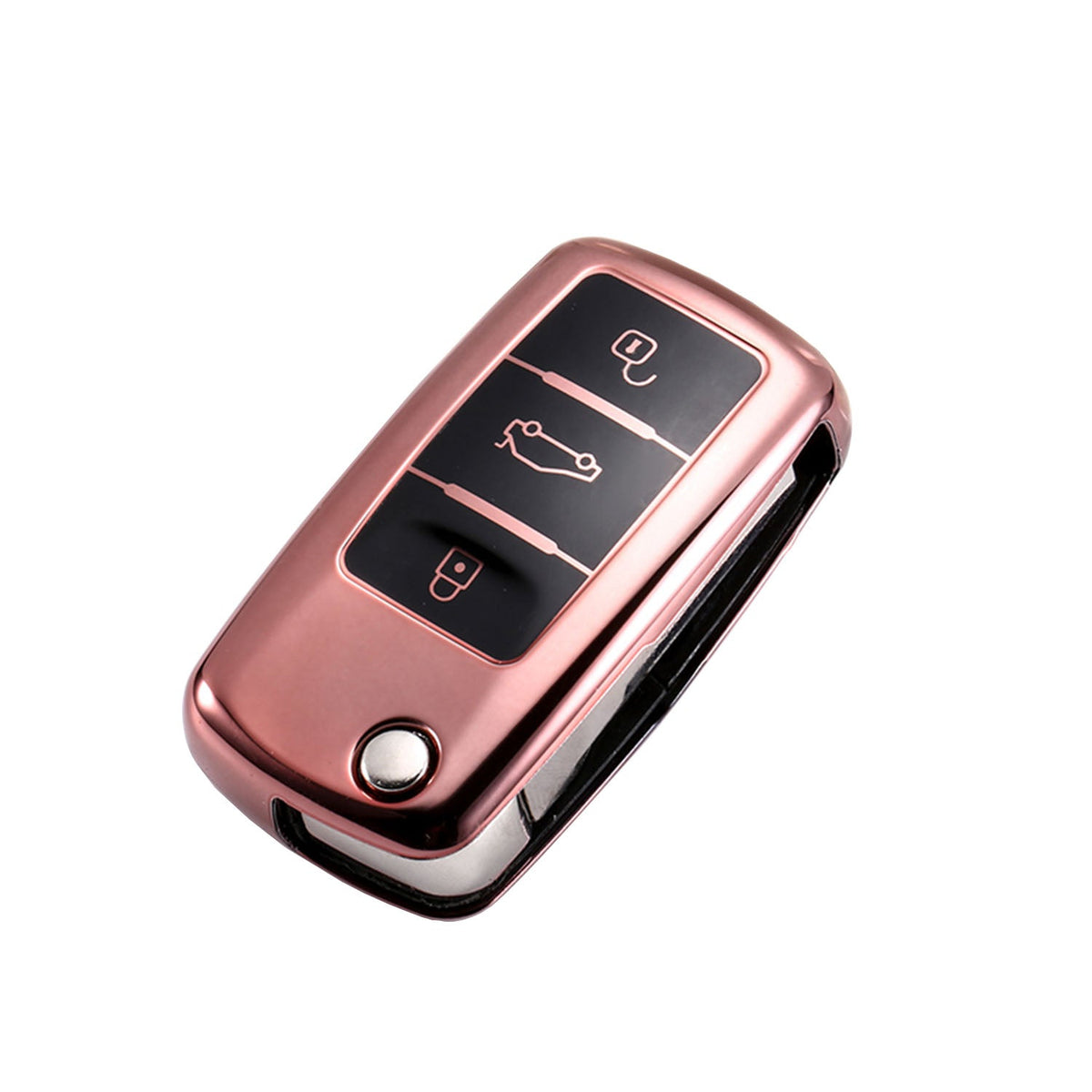 Autoschlüsselhülle Premium Schutzhülle Schlüssel Hülle Hochglanz VW Skoda  Seat