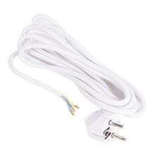 Laden Sie das Bild in den Galerie-Viewer, Kabel Stromkabel Verlängerungskabel offenes Kabelende Schalter Schuko Euro Weiß