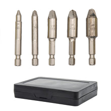 Laden Sie das Bild in den Galerie-Viewer, Schraubenentferner 5 tlg. Schraubenausdreher Linksdreher Beschädigte Schrauben