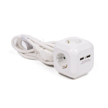 Laden Sie das Bild in den Galerie-Viewer, Steckdosenleiste Steckerleiste Mehrfachsteckdose Mehrfachstecker 3 4 6 8 fach USB