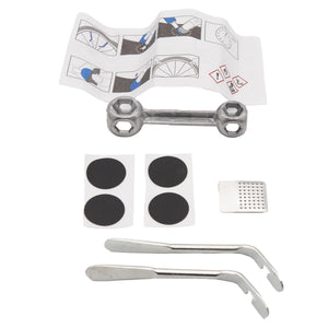 Fahrrad Reparaturset Reifen Reparatur Flicken Set 10-teilig mit Werkzeug