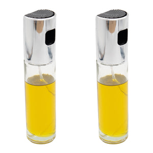 2x Ölsprüher Sprühflasche Küche Ölzerstäuber Olivenöl Essig Spray Ölspender Sprüher