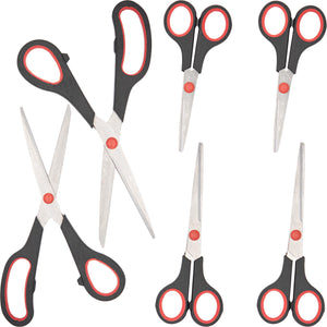 6x Schere Küchenschere Haushaltsschere Scherenset Stoffschere Papierschere Set