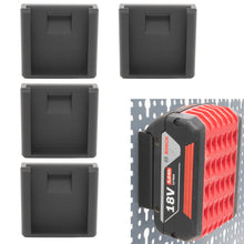 Laden Sie das Bild in den Galerie-Viewer, Akku Halter für Bosch 18V für Küpper Lochwand Halterung Akku Wandhalter Bosch
