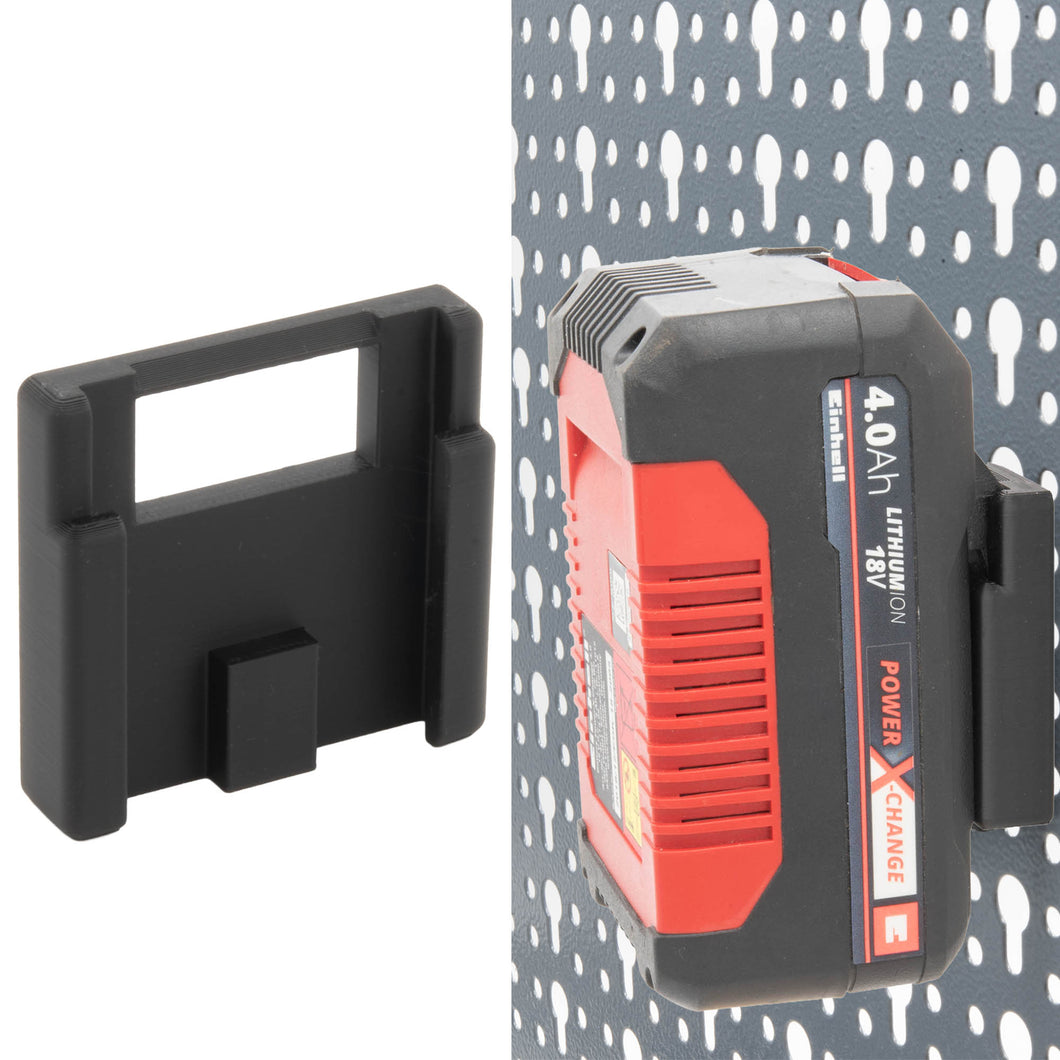 Akku Halter für Einhell Power-X-Charge für Küpper Lochwand Halterung 18V Akkus